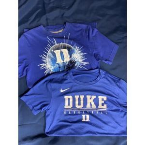 Nike Duke Blue Devils T Shirt Mens Size S (Lot of 2) Graphic Tees